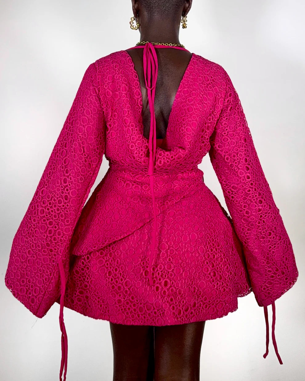 RIRAN Bebi Lace Set - Dragonfruit RÍRÁN