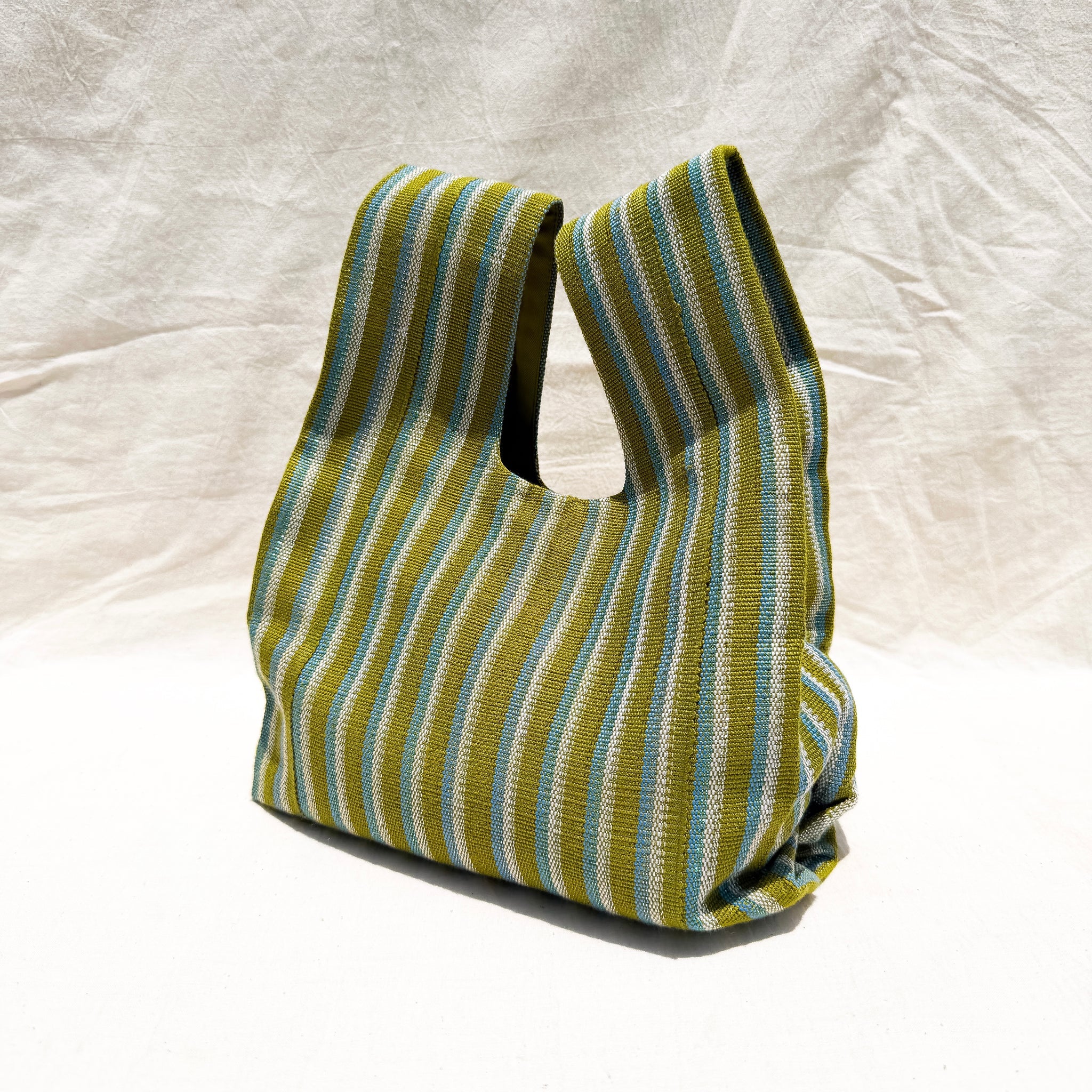 Ihunaya Kékeré Bag in Aso-Oke IHUNAYA
