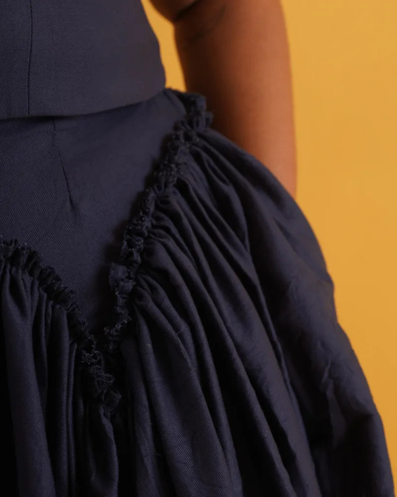 Nyosi Fifi Mini Skirt - Navy NYOSI
