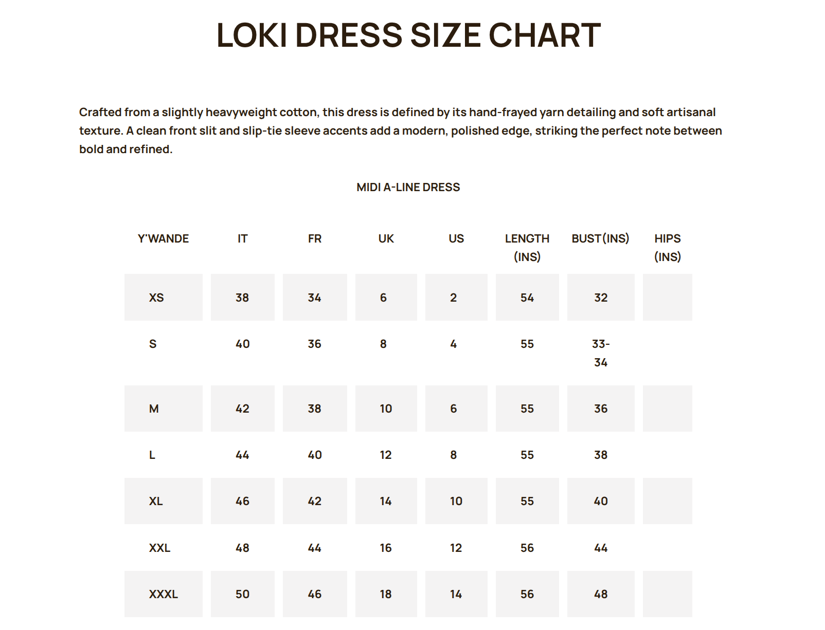 Y'wande Loki Dress Y'WANDE