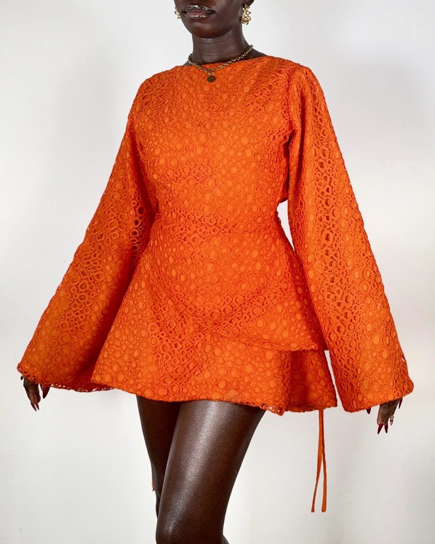 RIRAN Bebi Lace Set - Pumpkin RÍRÁN
