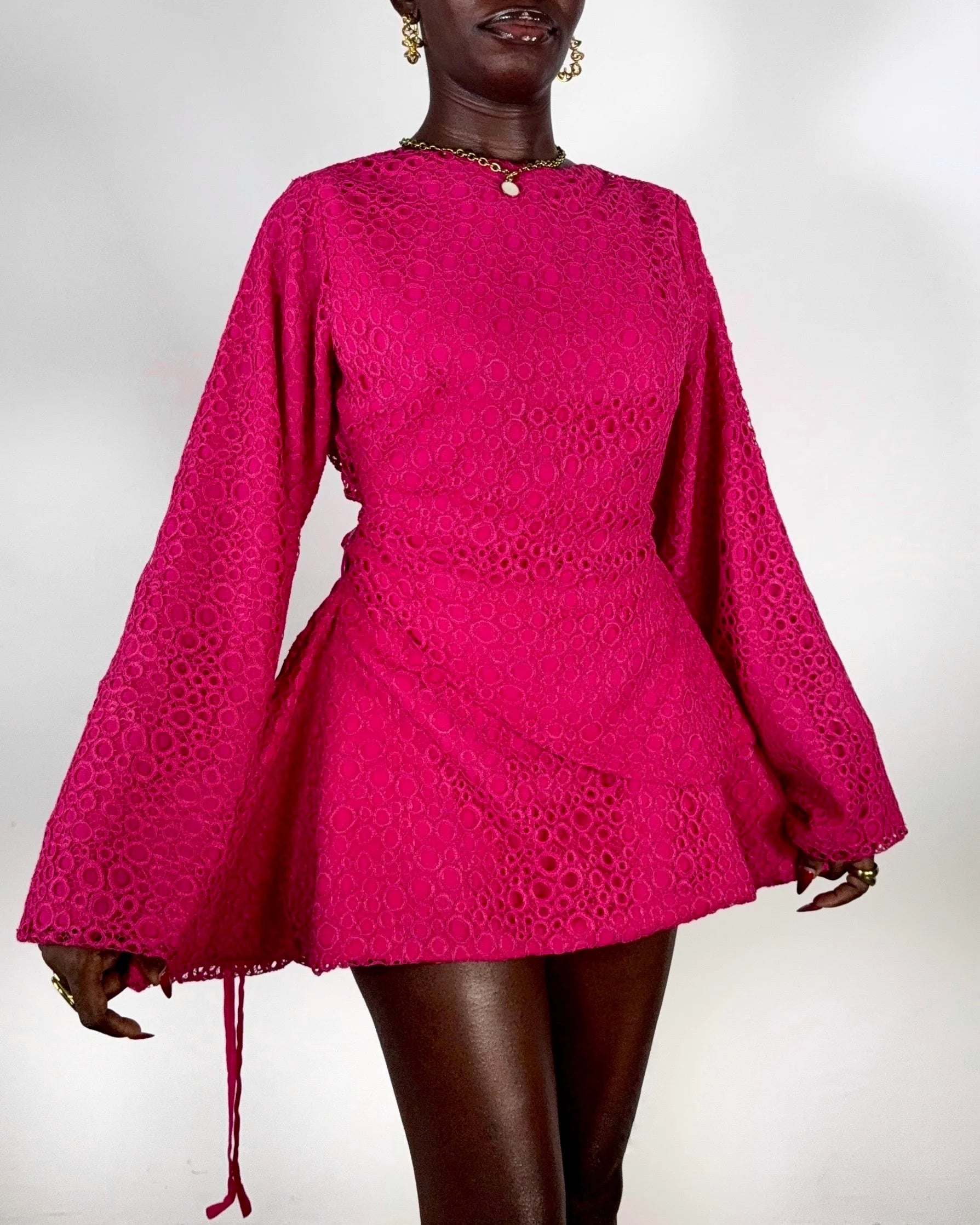 RIRAN Bebi Lace Set - Dragonfruit RÍRÁN
