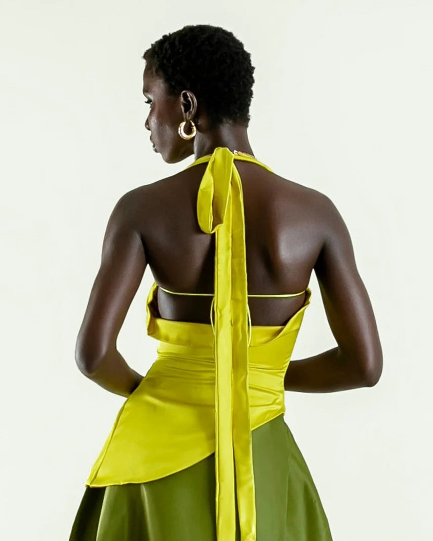 RIRAN MMIRI Blouse - Chartreuse RÍRÁN