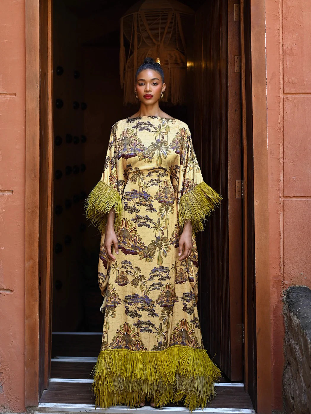 Flaunt Archive Abeni Dress Mustard - One Size Flaunt Archive