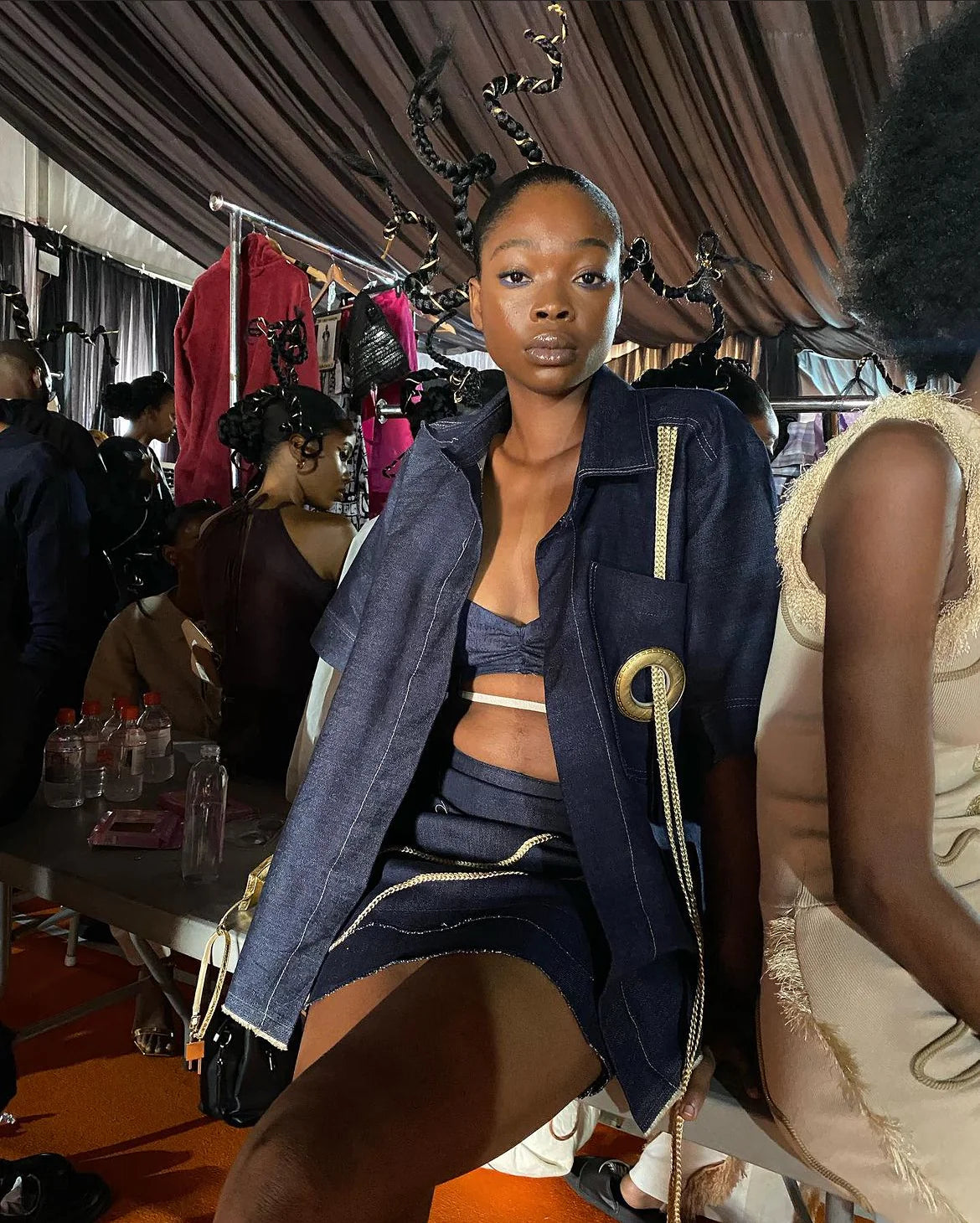 Y'wande Ameh Denim Shirt Y'WANDE