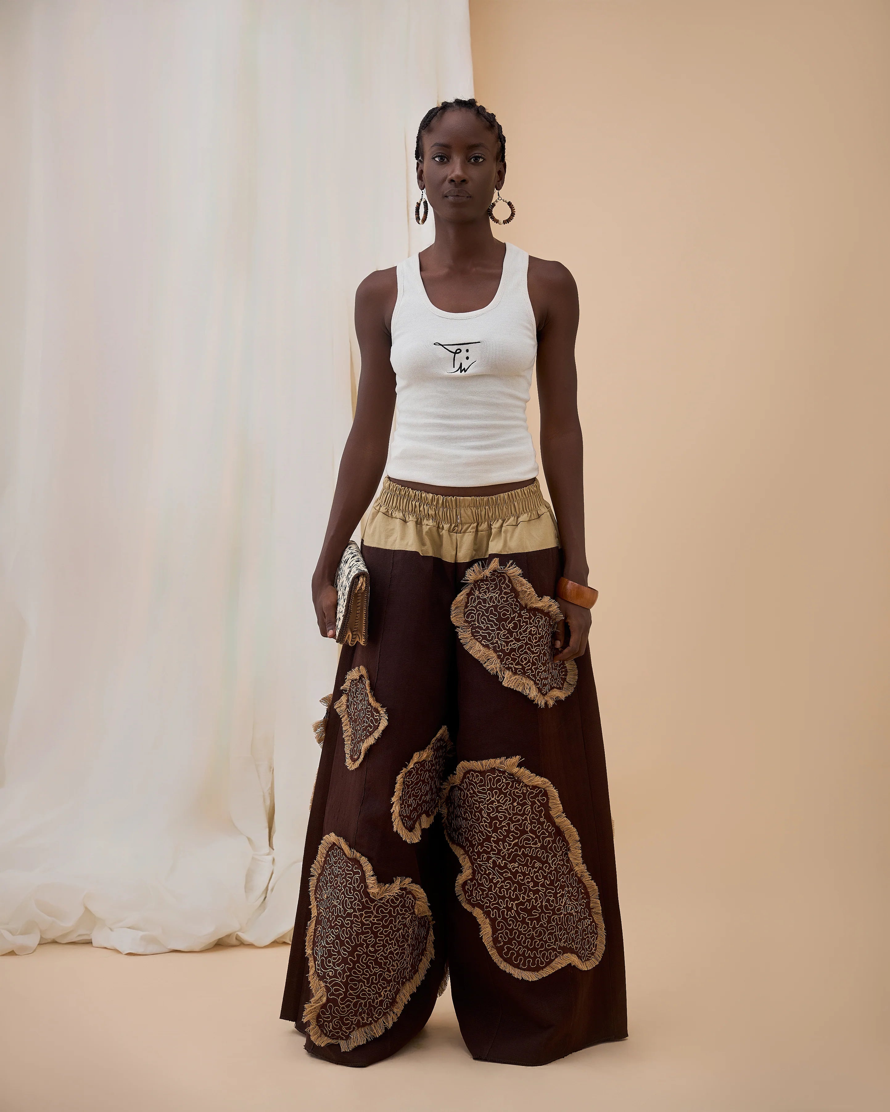 Y'wande Biba Tank Top - Offwhite Y'WANDE