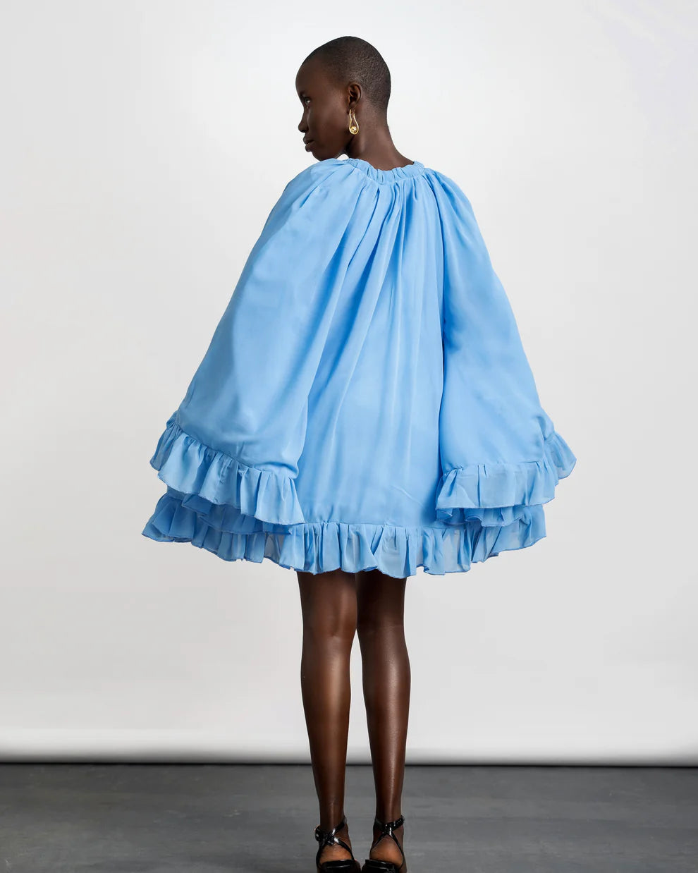 RIRAN FAARI Dress - Baby Blue RÍRÁN