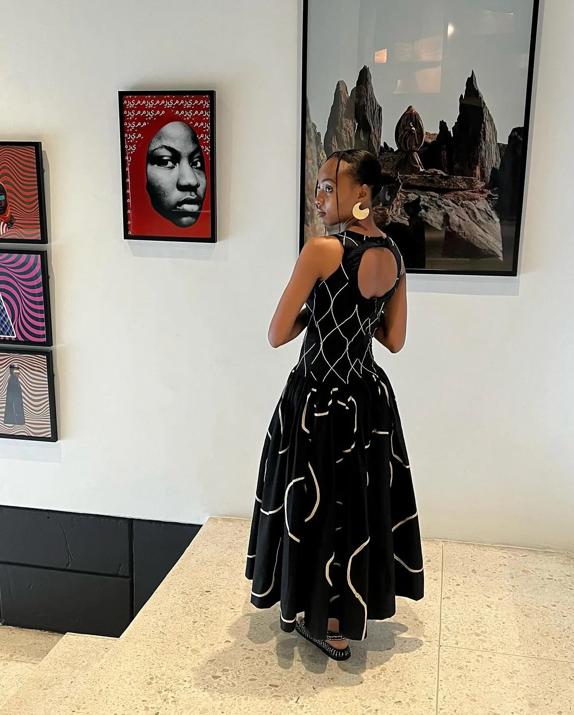 Y'wande Thom Dress - Black Y'WANDE