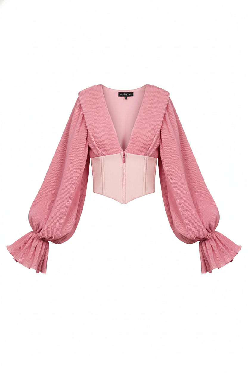 Kilentar Joyo Meje Corset Top, Pink, UK 14, Excellent - Shop Atunda