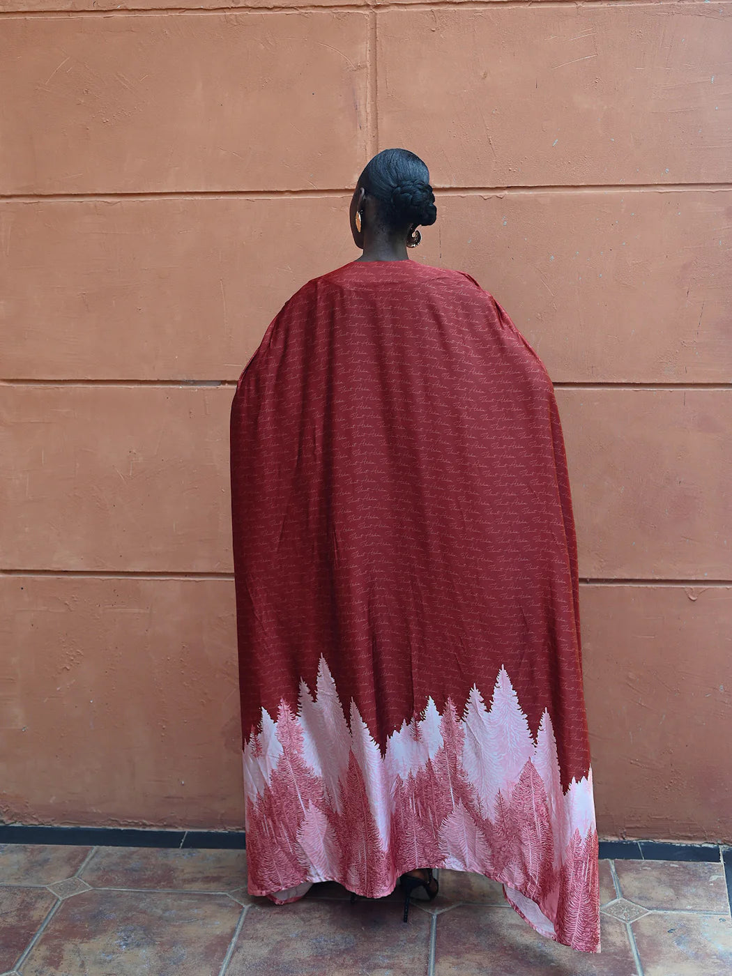 Flaunt Archive Suri Kaftan Red - One Size Flaunt Archive