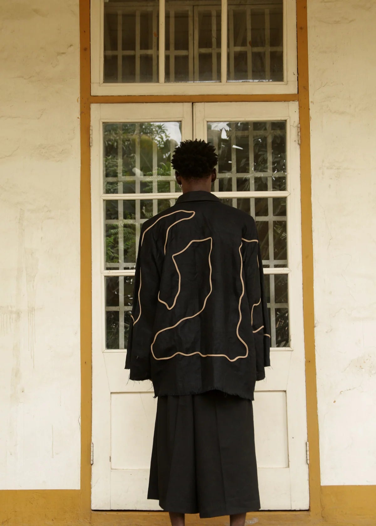 Y'WANDELAG Black Imoh Shirt Y'WANDE