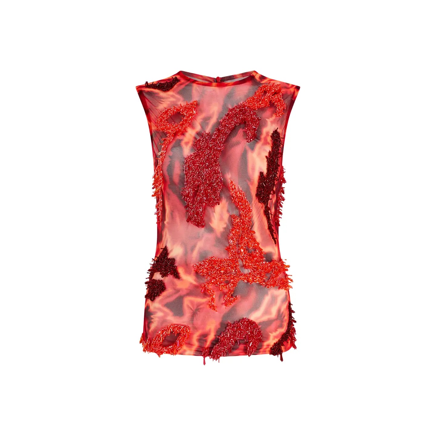 Onalaja Zusi Top (Sleeveless Red) - Shop Atunda
